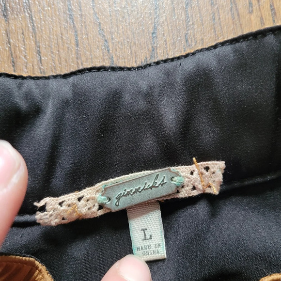 Gimmicks by BKE Black Zip Up Satin Feeling Varsity Jacket Size Women's Large - Picture 9 of 10